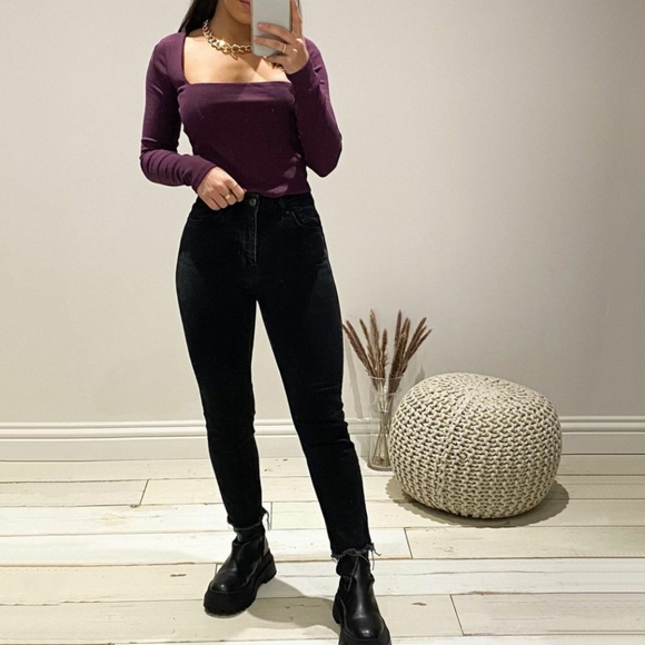 ZARA | Bloggers Fave Square Neck Cropped Top - Picture 2 of 10